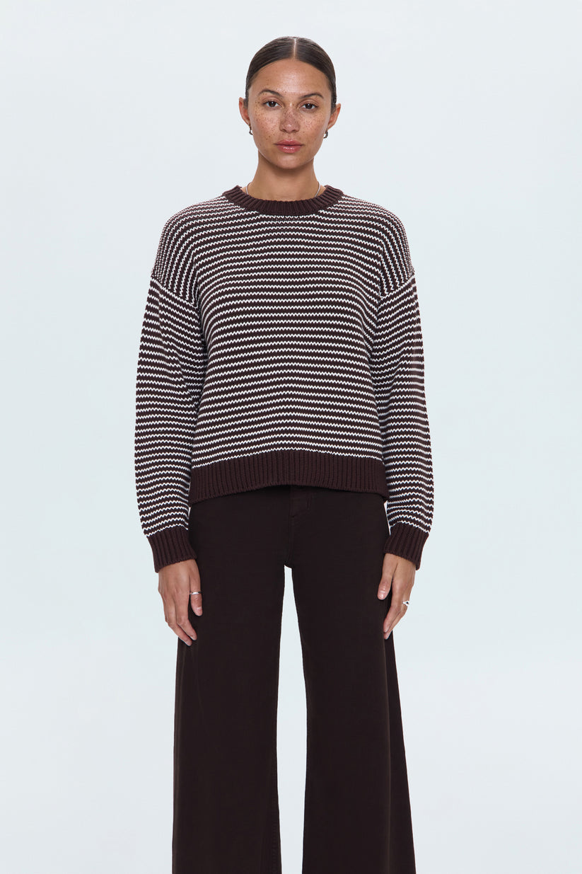 Pistola Aura Relaxed Crew Neck Sweater