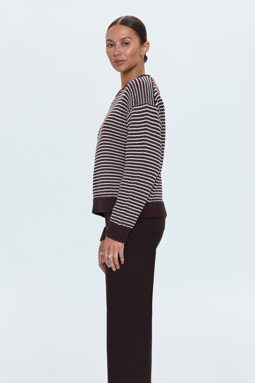 Pistola Aura Relaxed Crew Neck Sweater