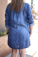 Abril Italian Denim Tunic Dress