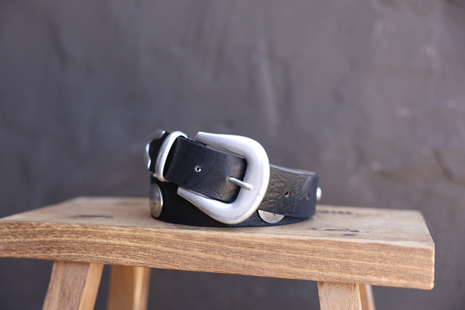 Ali Silver Stud Belt