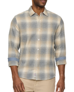 Alvin Mens Long Sleeve Flannel Shirt full button up extrasoft available at boltranchstore.com