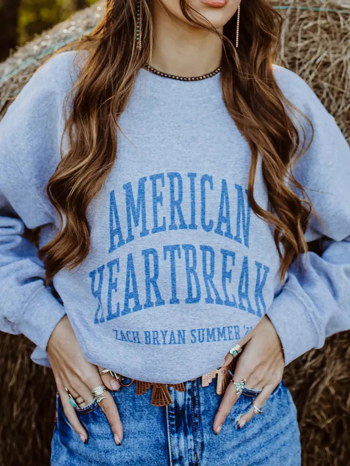 American Heartbreak Summer '22 Zach Bryan Crewneck