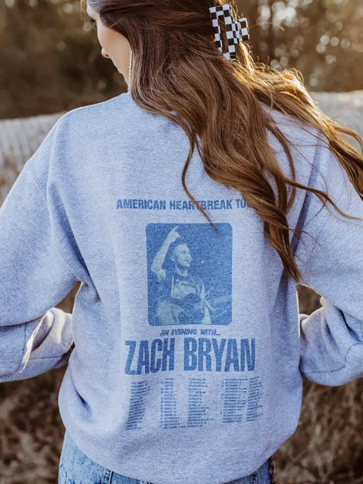 American Heartbreak Summer '22 Zach Bryan Crewneck