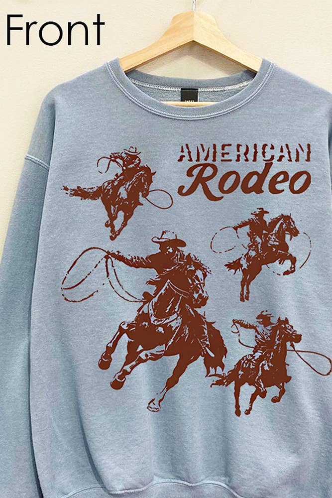 American Rodeo Sweatshirt fin at boltranchstore.com western apparel 