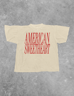 womens American Sweetheart Boxy Cotton Tee ivory cute western fashion style Boltranchstore.com Free Shipping Clandestine Undergroud