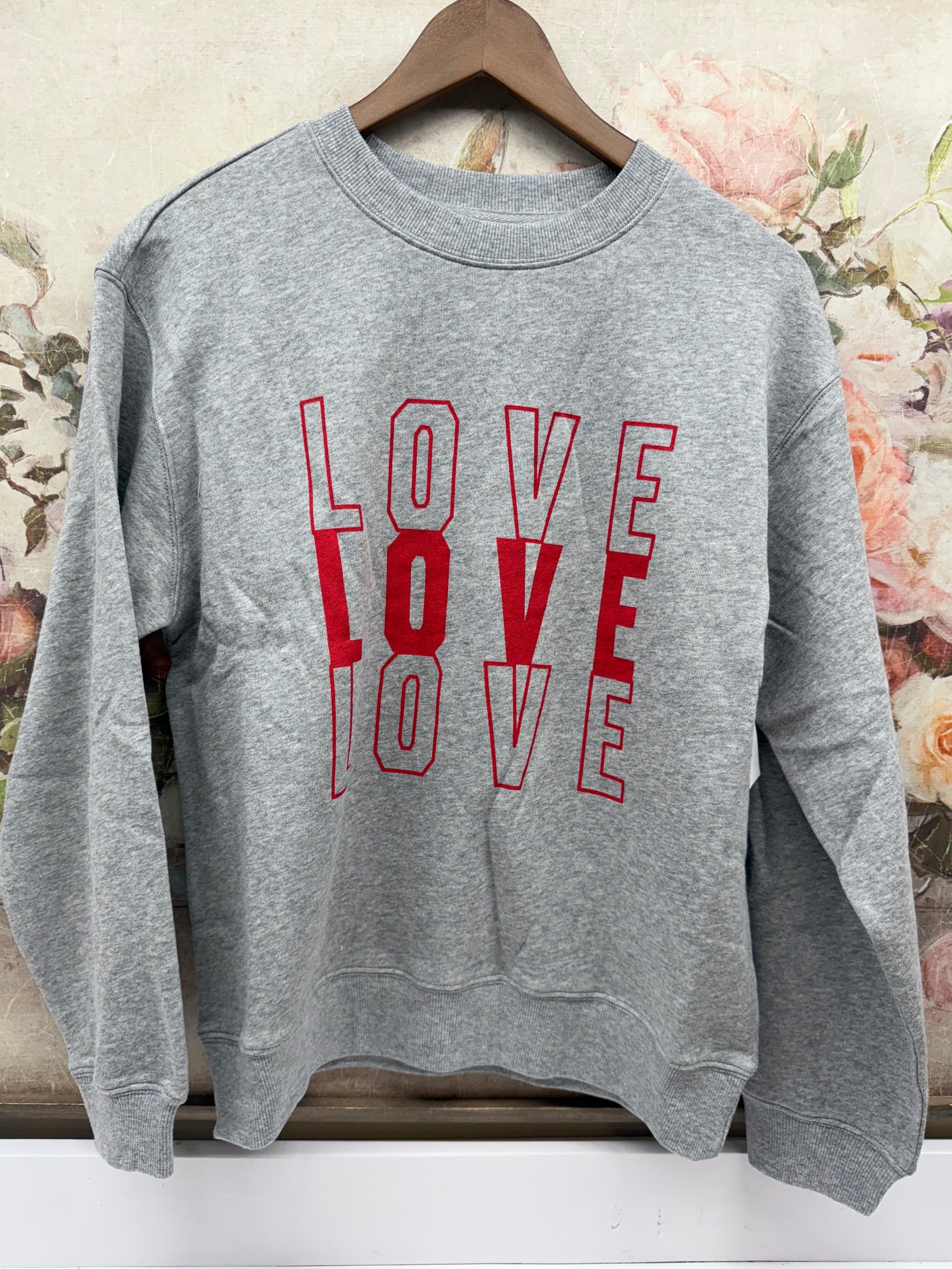 Amor Boyfriend Sweatshirt womens LOVE crewneck free shipping Boltranchstore.com z supply