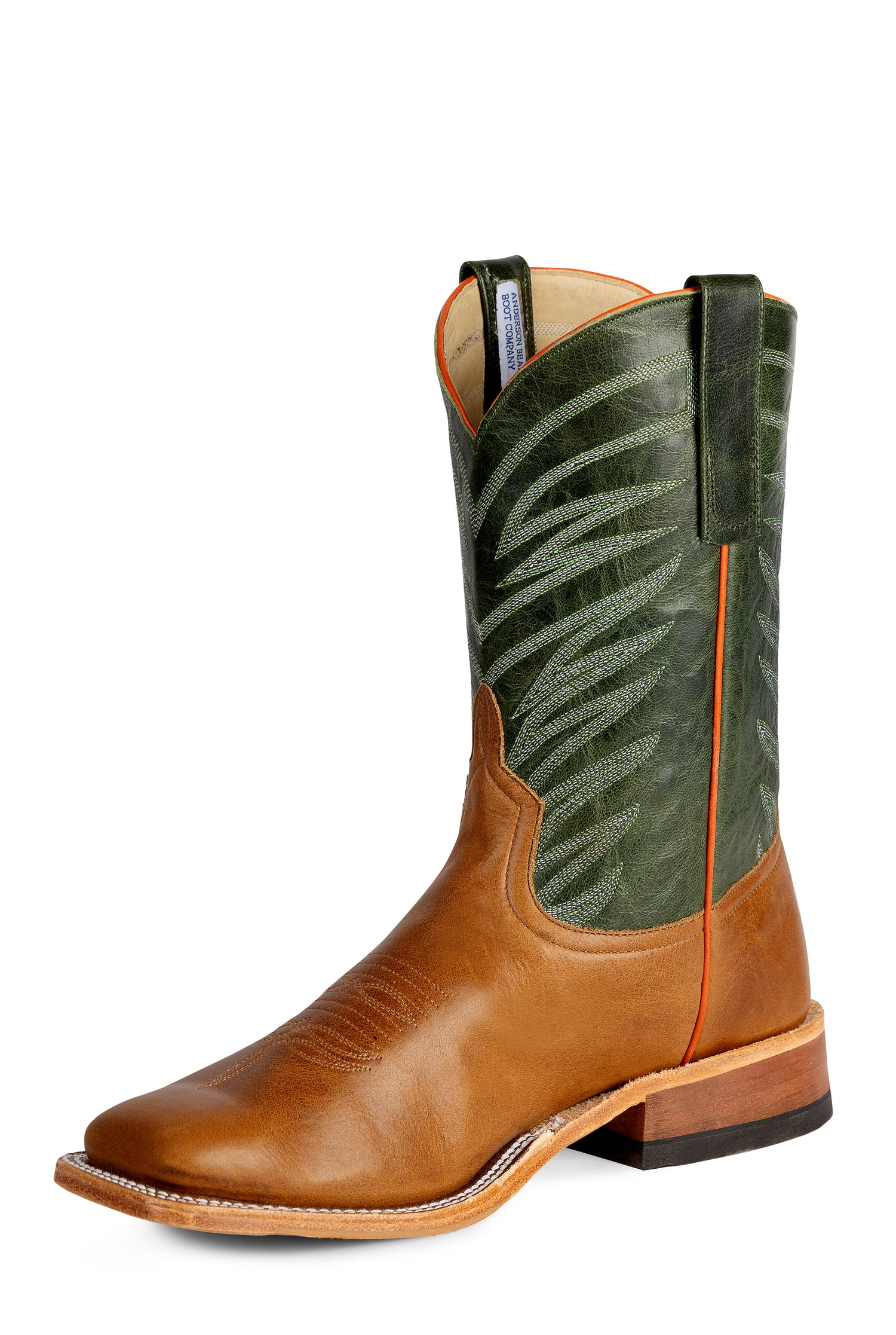 Anderson Bean Mens Turquoise Explosion Boot a perfect cowboy boot for around the ranch, rodeo or just a day in the saddle. Order today at boltranchstore.com