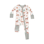 Angel Dear 2 Way Zipper Rompers baby country boutique bamboo western horse 