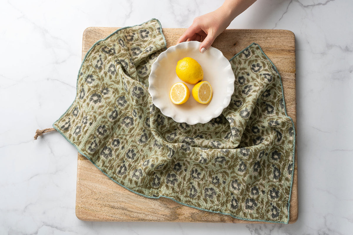 Anika Block Print Tea Towels S/2 Find this at boltranchstore.com