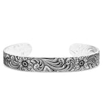 Antiqued Montana Classic Engraved Narrow Cuff Bracelet Buy at Boltranchstore.com