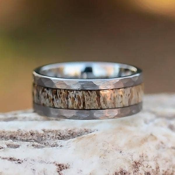 Antler Ring The Rocky Mountain at boltranchstore.com in stock free shipping mens ring mens antler ring all different colors 