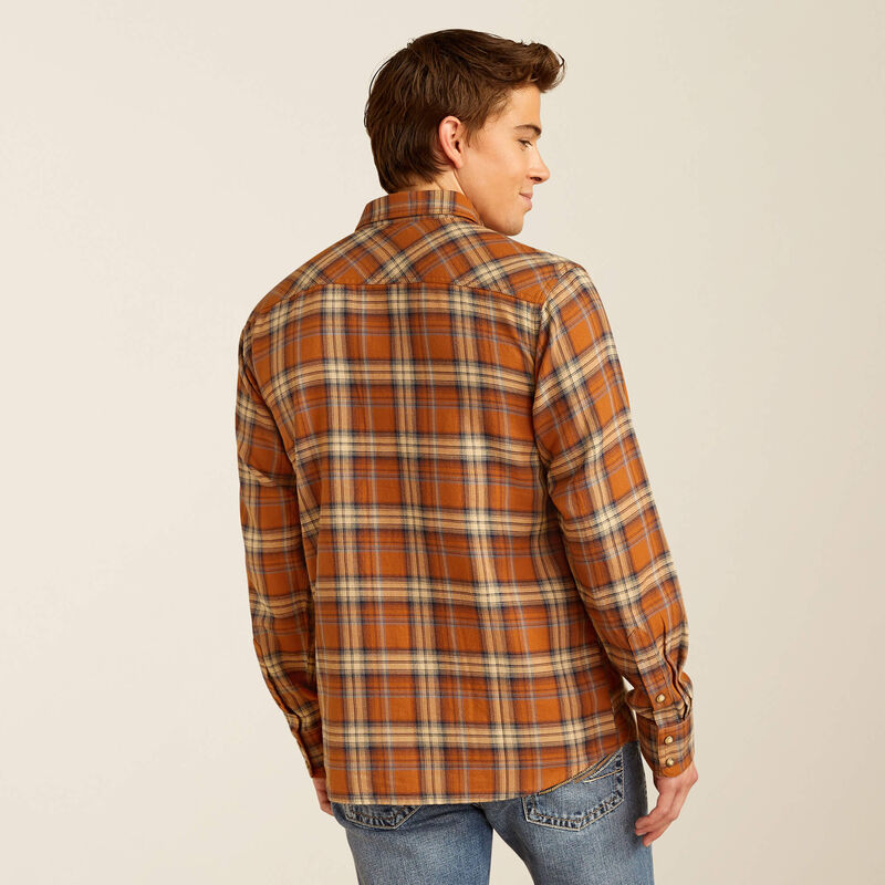 Men's Ariat Hodges Retro Fit Shirt-Brown