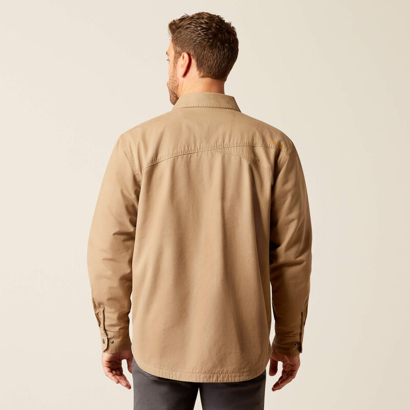 Ariat Mens Rebar Canvas Shirt Jacket