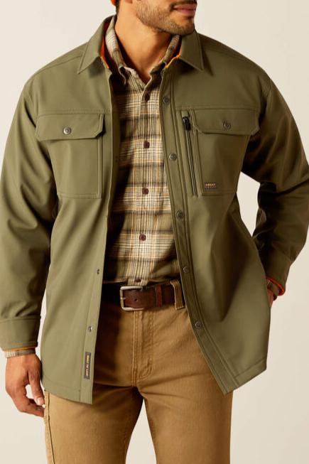 Ariat Mens Rebar DuraStretch Utility Softshell Shirt Jacket