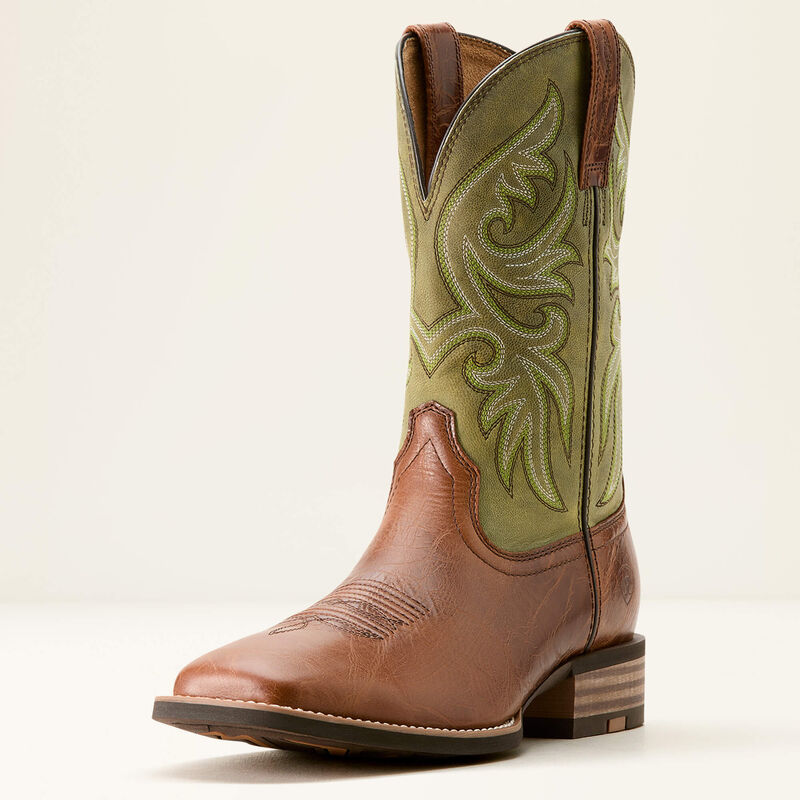 Ariat Mens Slingshot Tan Green Boot