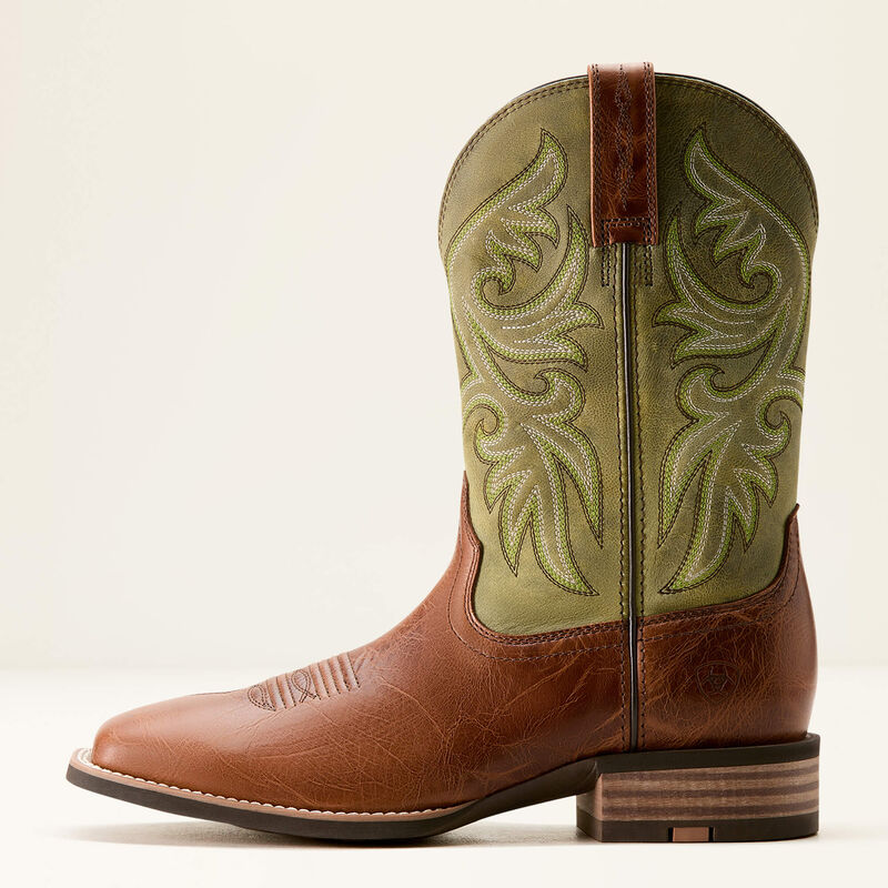 Ariat Mens Slingshot Tan Green Boot