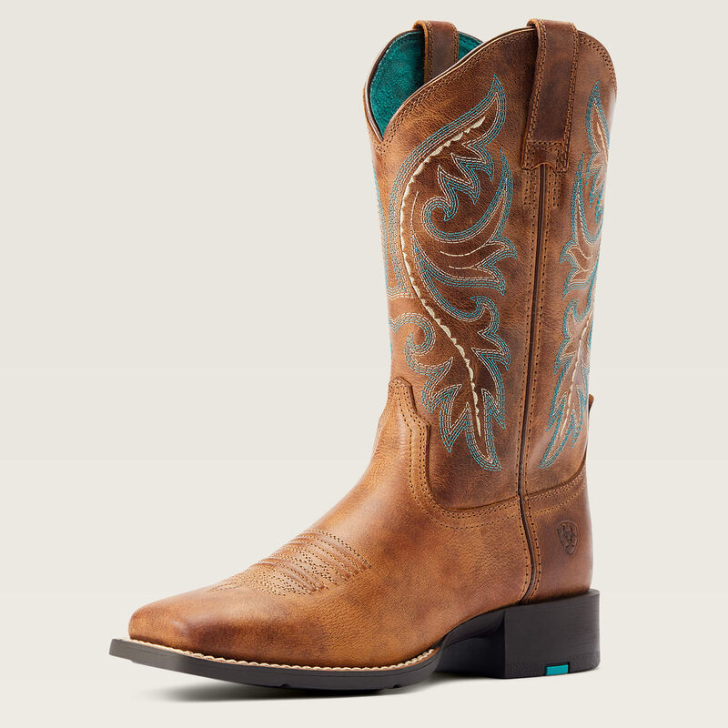 Ariat Womens Round Up Back Zip - Desert Sand