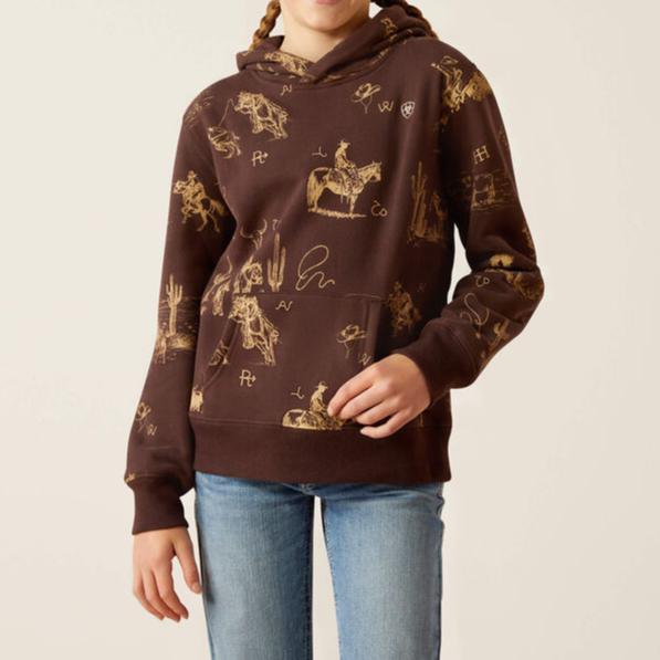 Ariat Youth Ranch Scene Hoodie