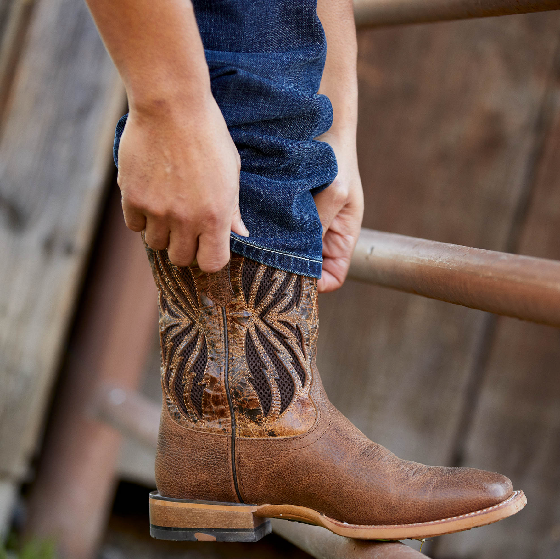 Ariat Mens Arena Record VentTEK Western Boot