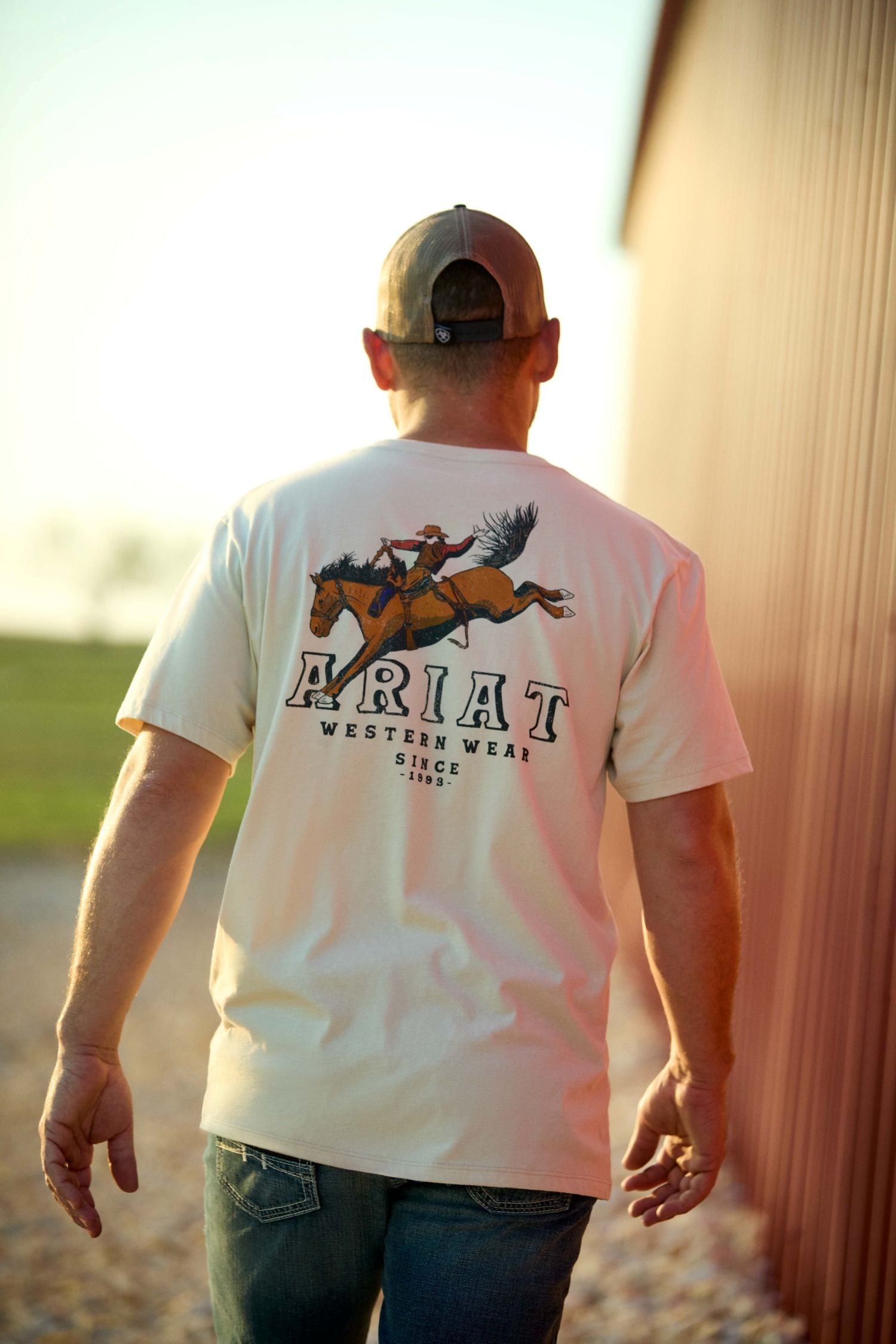 Ariat Mens Ariat Bronc Ridin Heritage T-Shirt