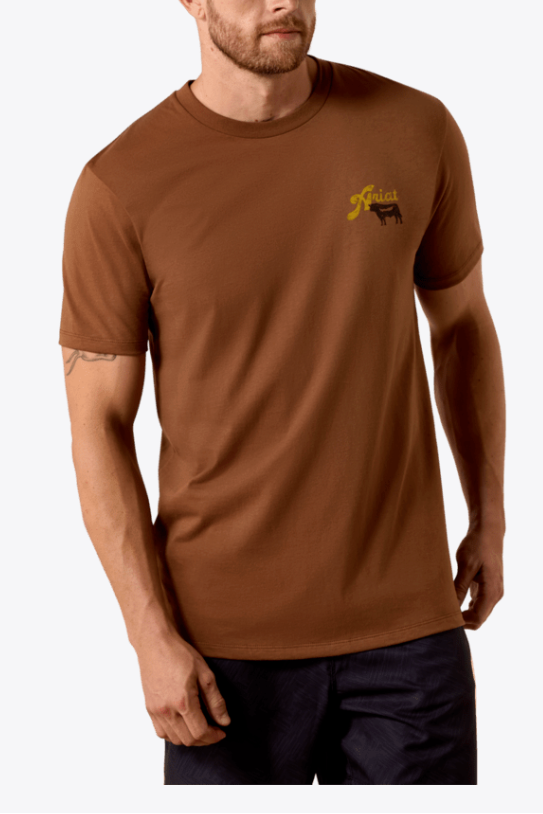 Ariat Mens BBQ Smoke Classic Fit T Shirt Buy at boltranchstore.com western wear