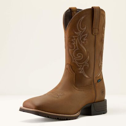 Ariat Mens Hybrid Ranchway Waterproof Cowboy Boot available at boltranchstore.com