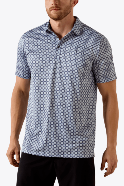 Ariat Mens Over Print Fitted Polo find at boltranchstore.com western apparel free shipping