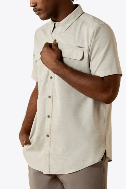 Ariat Mens VentTEK Outbound Fitted Shirt buy at boltranchstore.com western wear short sleeve breathable mens top shirt button down free shipping