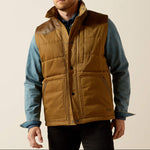 Ariat Mens Western Quilted Vest 10062439 outerwear western fashion mens fall winter coat Ariat Mens Western Quilted Vest