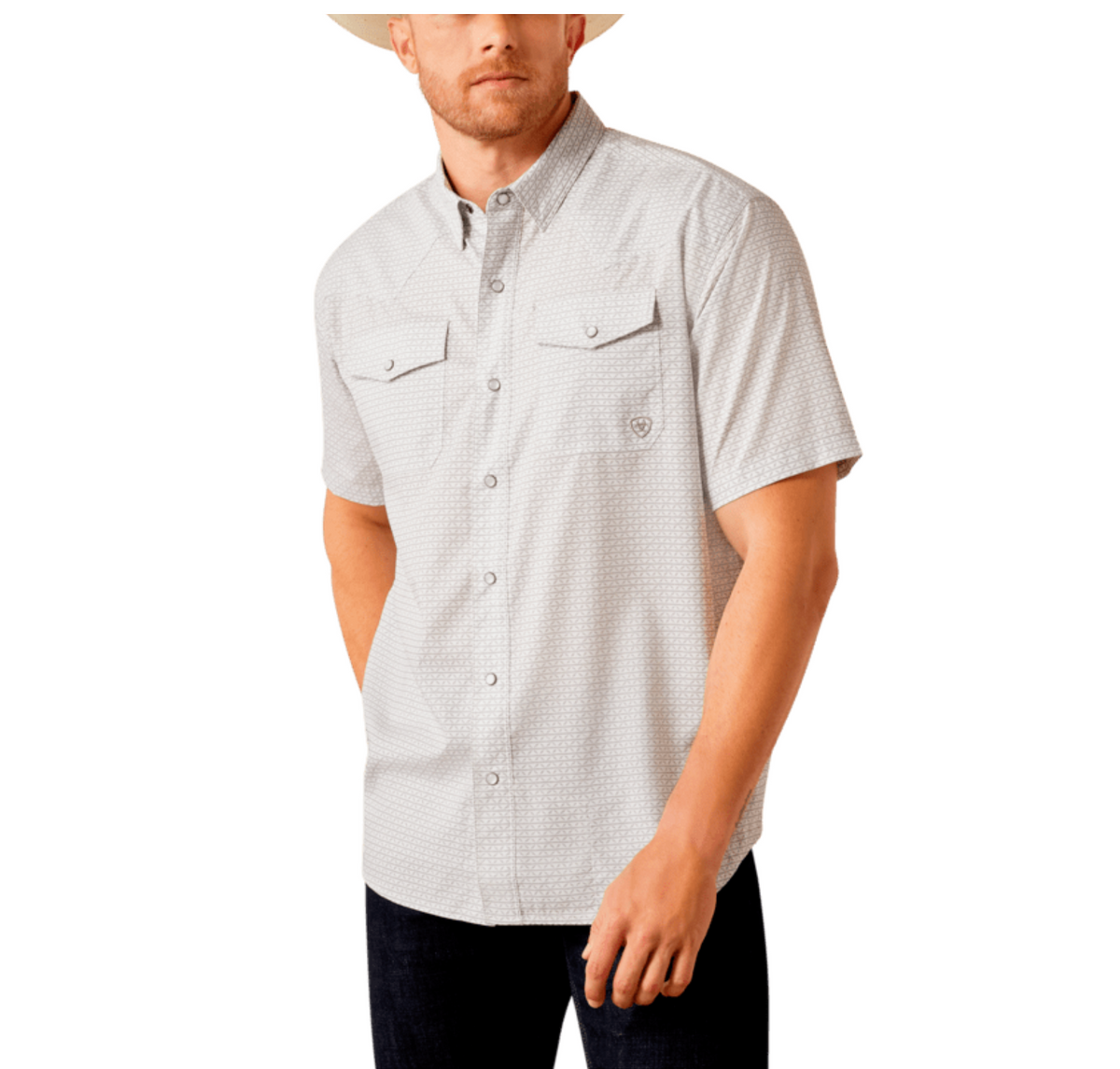 Ariat Mens Western VentTEK Classic Fit Shirt Bolt Ranch Store Mens top