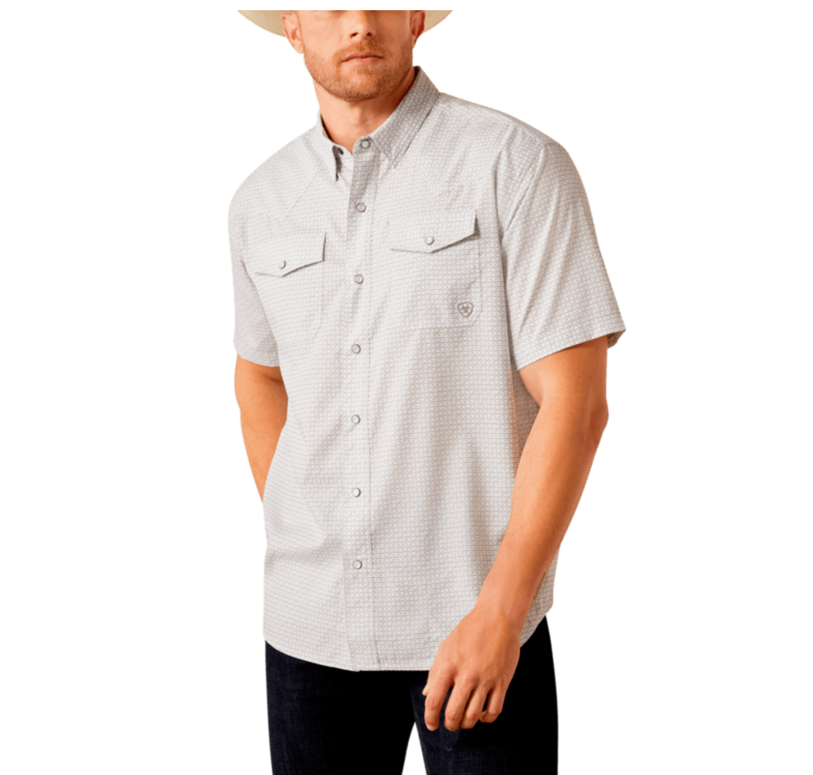 Ariat Mens Western VentTEK Classic Fit Shirt Bolt Ranch Store Mens top