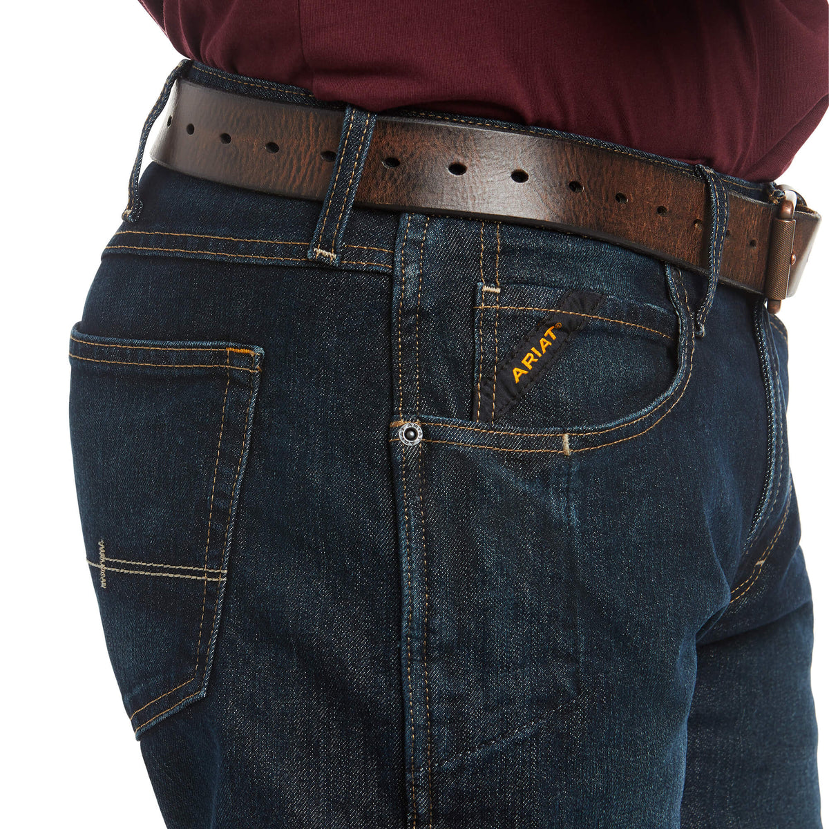 Ariat Rebar M5 Straight DuraStretch Straight Leg - Blackstone