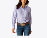 Ariat Womens Kirby Pro Shirt - Sweet Lavender Stripe
