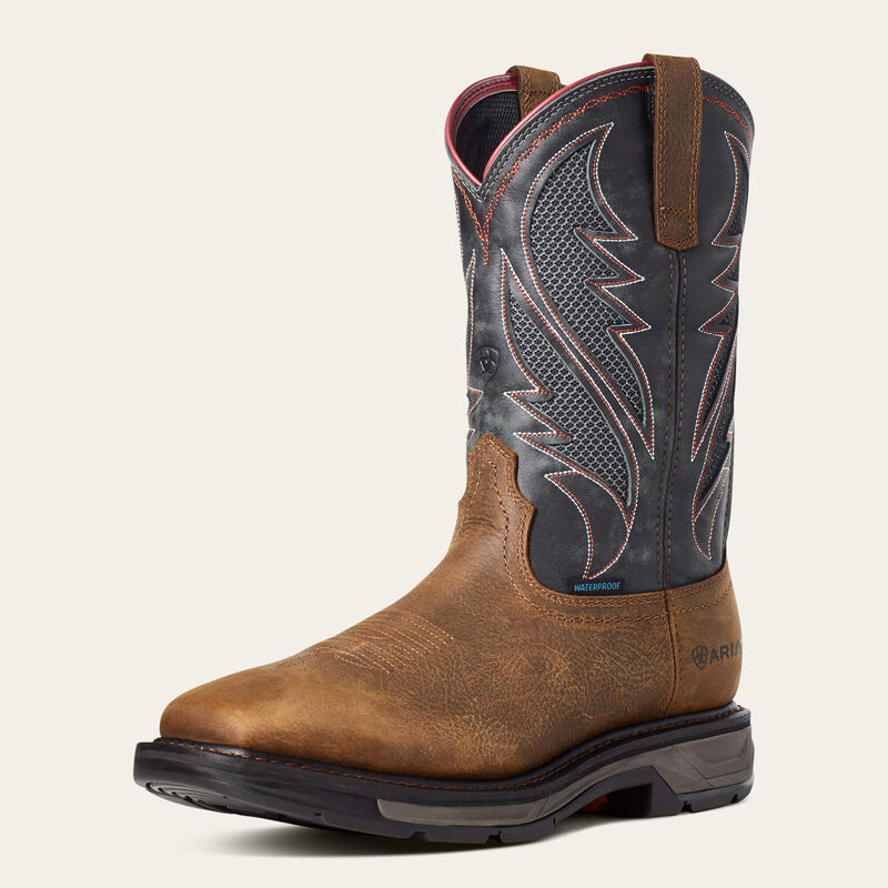 Ariat Workhog XT VentTEK H20 - Rye Brown/Storm