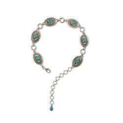 Ariat Youth Girls Oval Concho Chain Belt