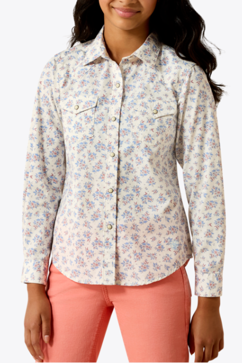 Ariat Youth Girls Stardust Shirt buy at boltranchstore.com western wear 