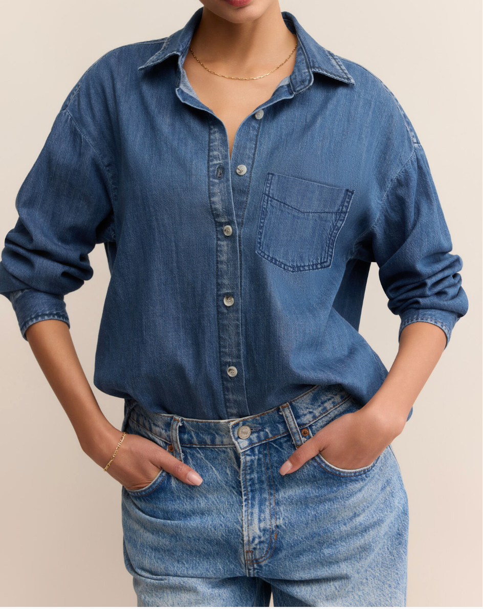 Atwood Denim Shirt Buy at Boltranchstore.com western boutique