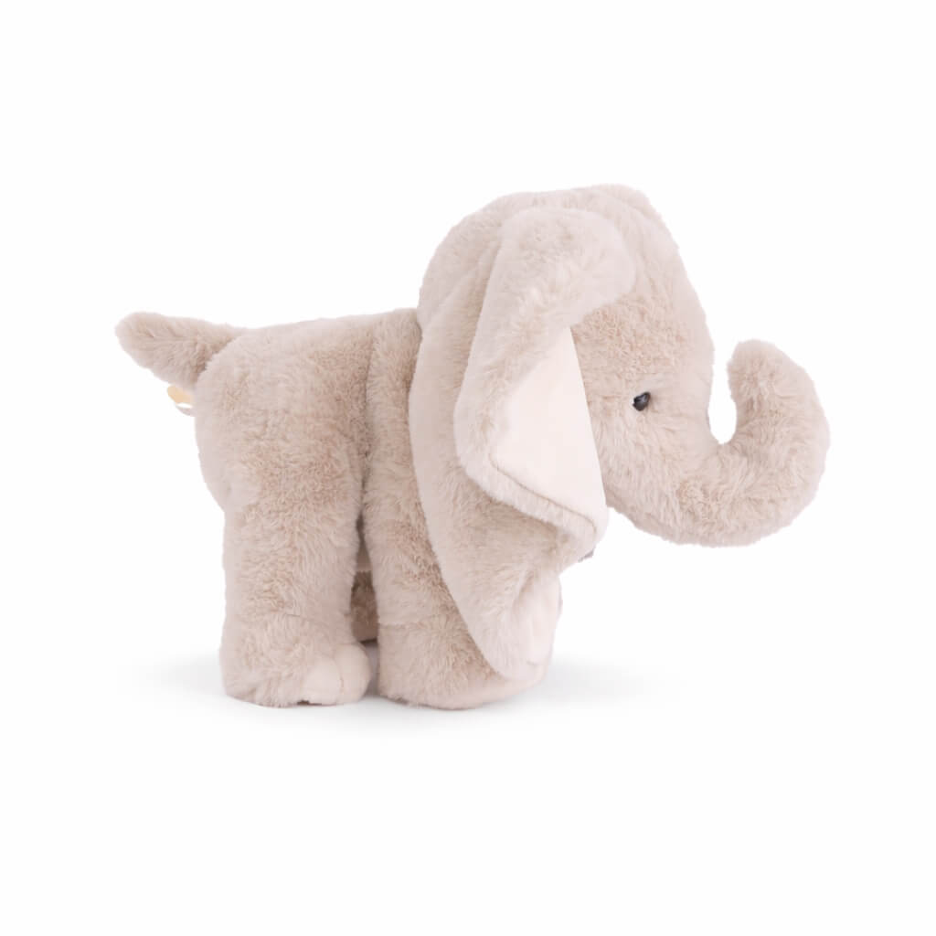Bukowski August twelve inch standing elephant for a nursery shelf