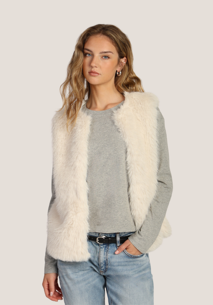 Dylan Womens Ava Fur Lined Vest