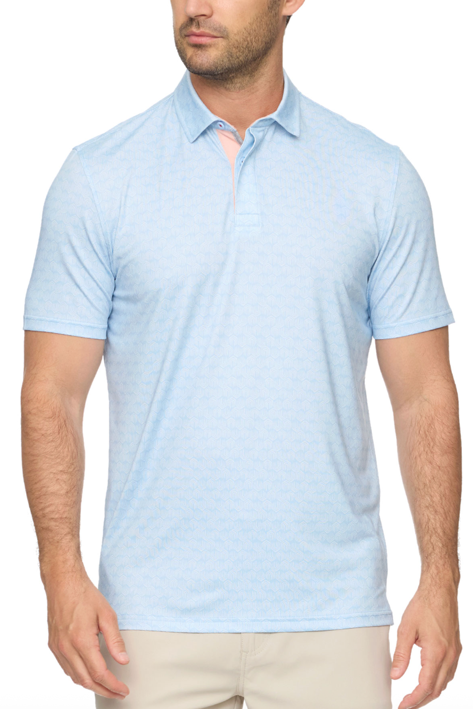 Avila Geo Print Performance Polo buy at boltranchstore.com free shipping