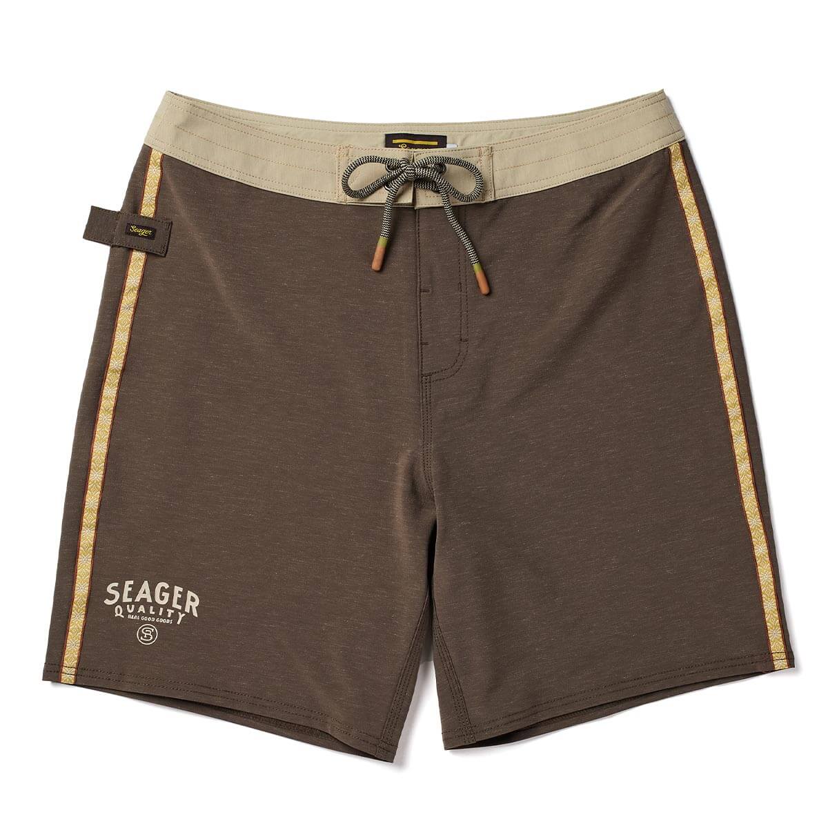 Seager Mens Azteca Boardshort Trunk free shipping at boltranchstore.com