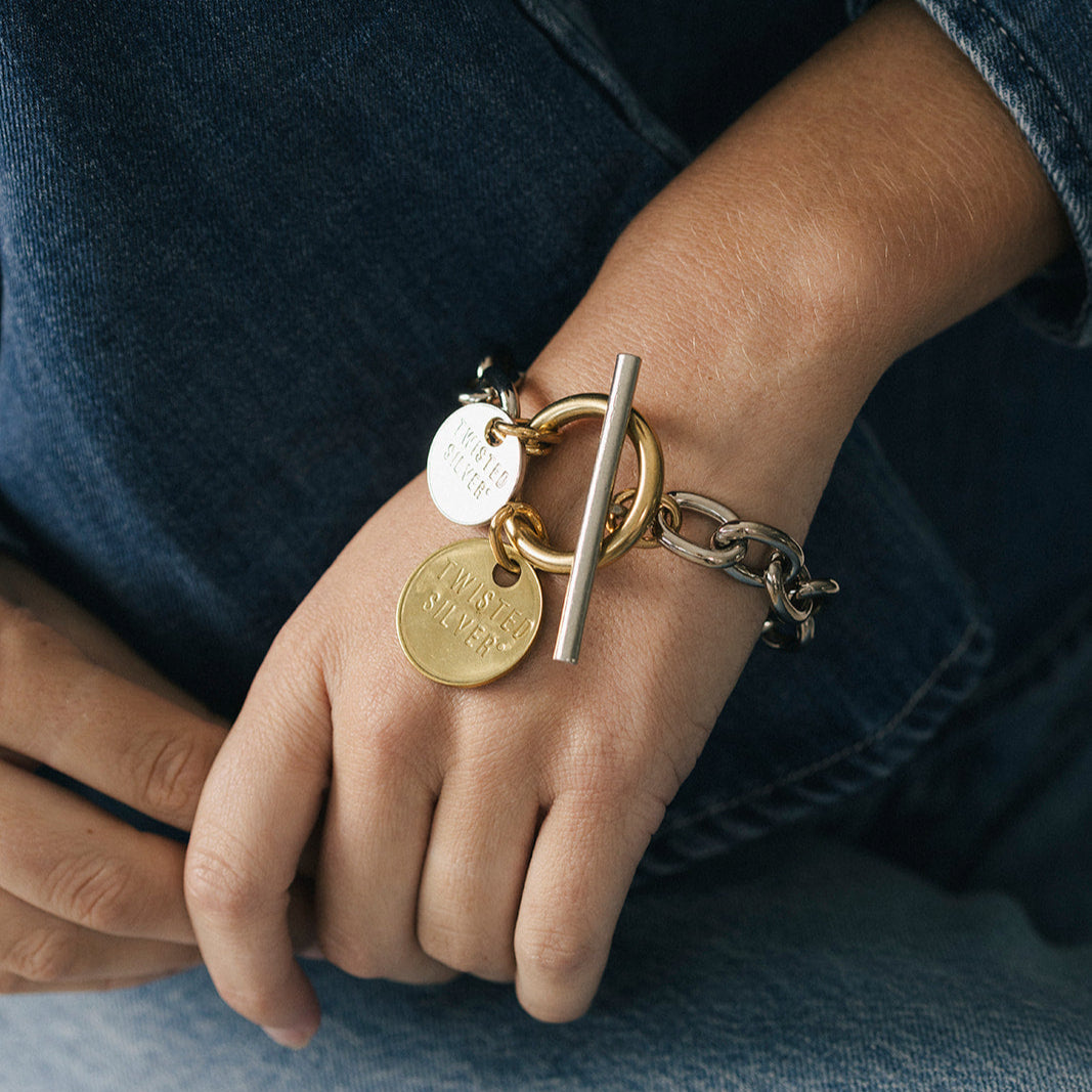 Twisted Silver Capture Bracelet