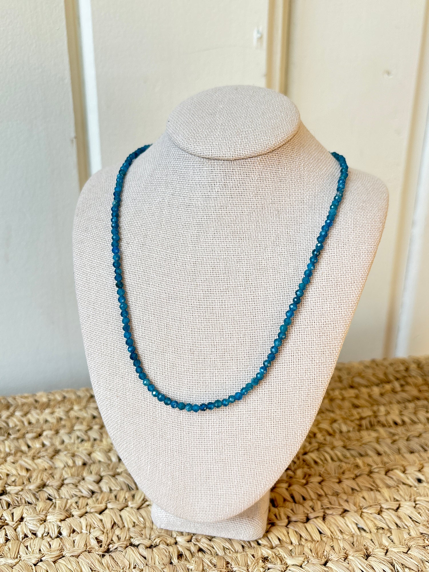 Makhala Blue Apatite Strand Sterling Silver Closure