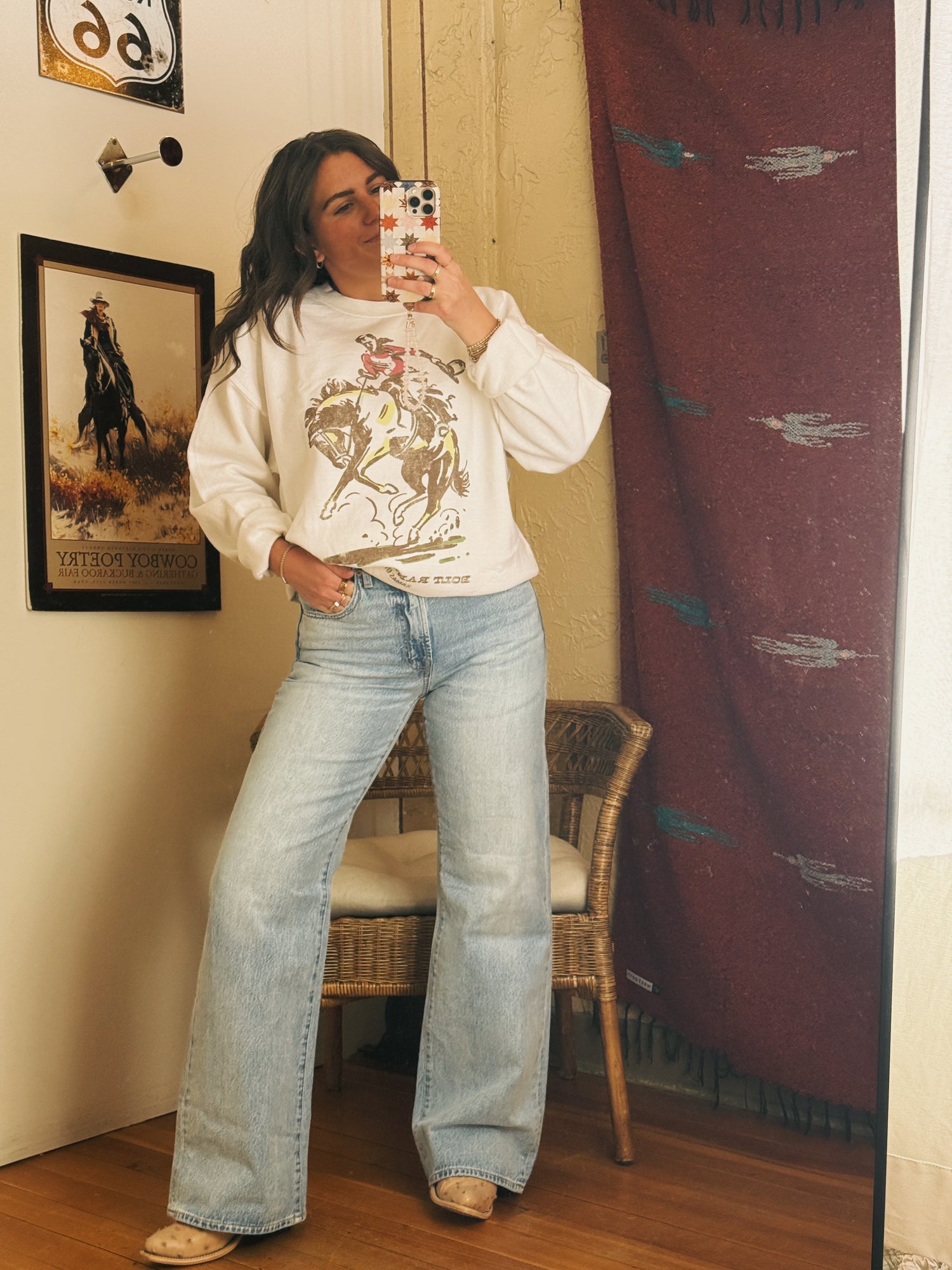 Bolt Ranch Hold On Tight Crewneck