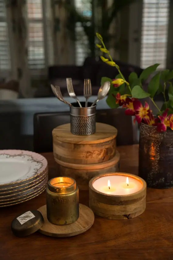 Himalayan Mountain Barrel Large Candle