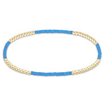 enewton Gameday Hope Blissful Bracelet Cobalt cobalt blue seed bead stretch bracelet with gold filled beads cowgirl western fashion Utah SKU BGDHOPBLFCOB