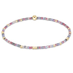 enewton Hope Unwritten Bracelet Soft Launch mauve lavender and pink mixed seed beads with gold accents womens western boutique Utah SKU BHOPUNWSOFTL