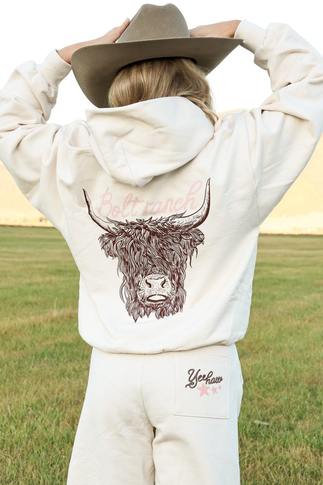 Bolt Ranch Scottish Highland Hoodie