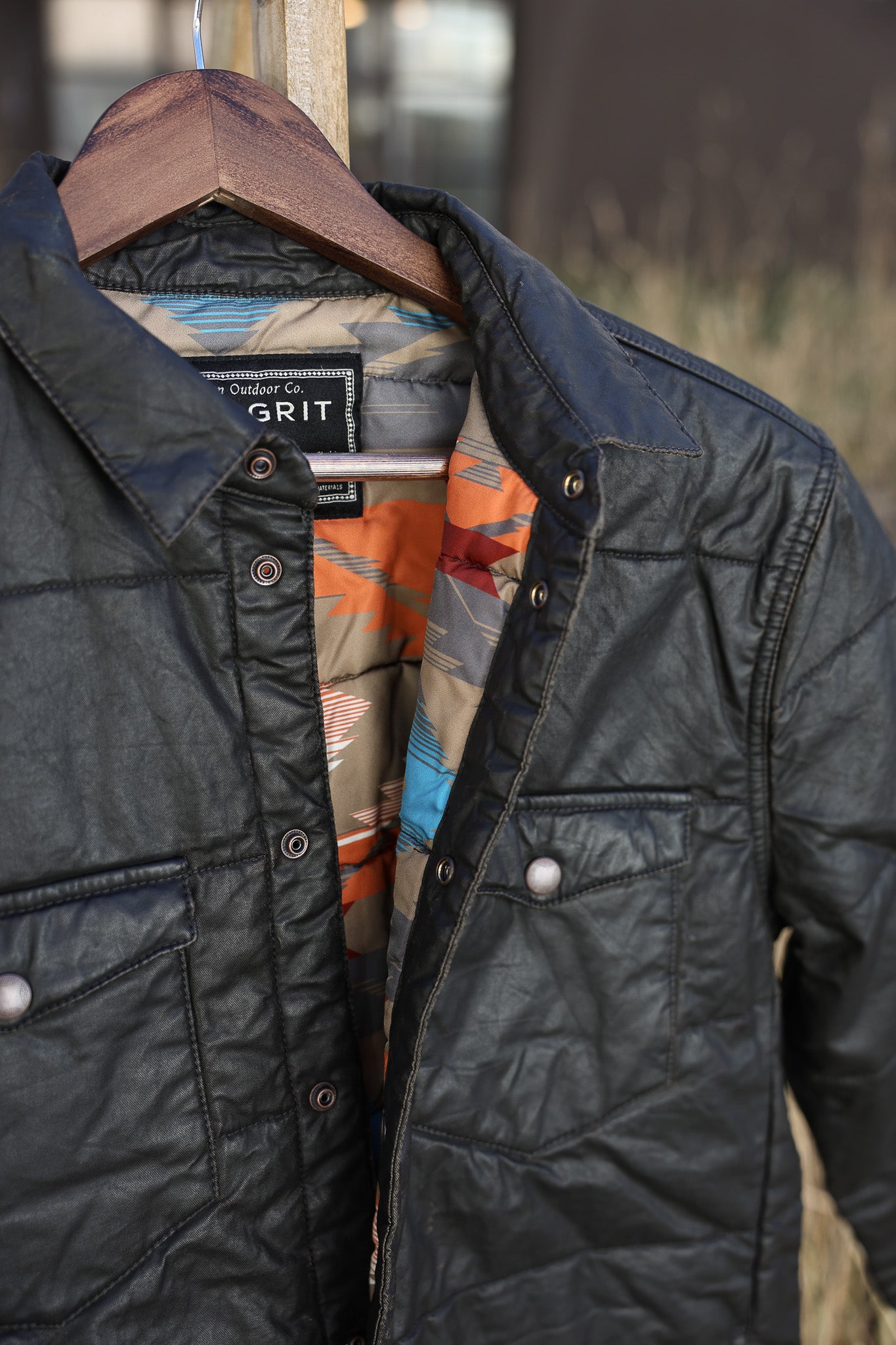 True Grit Quilted Ranch Shirt Jacket
