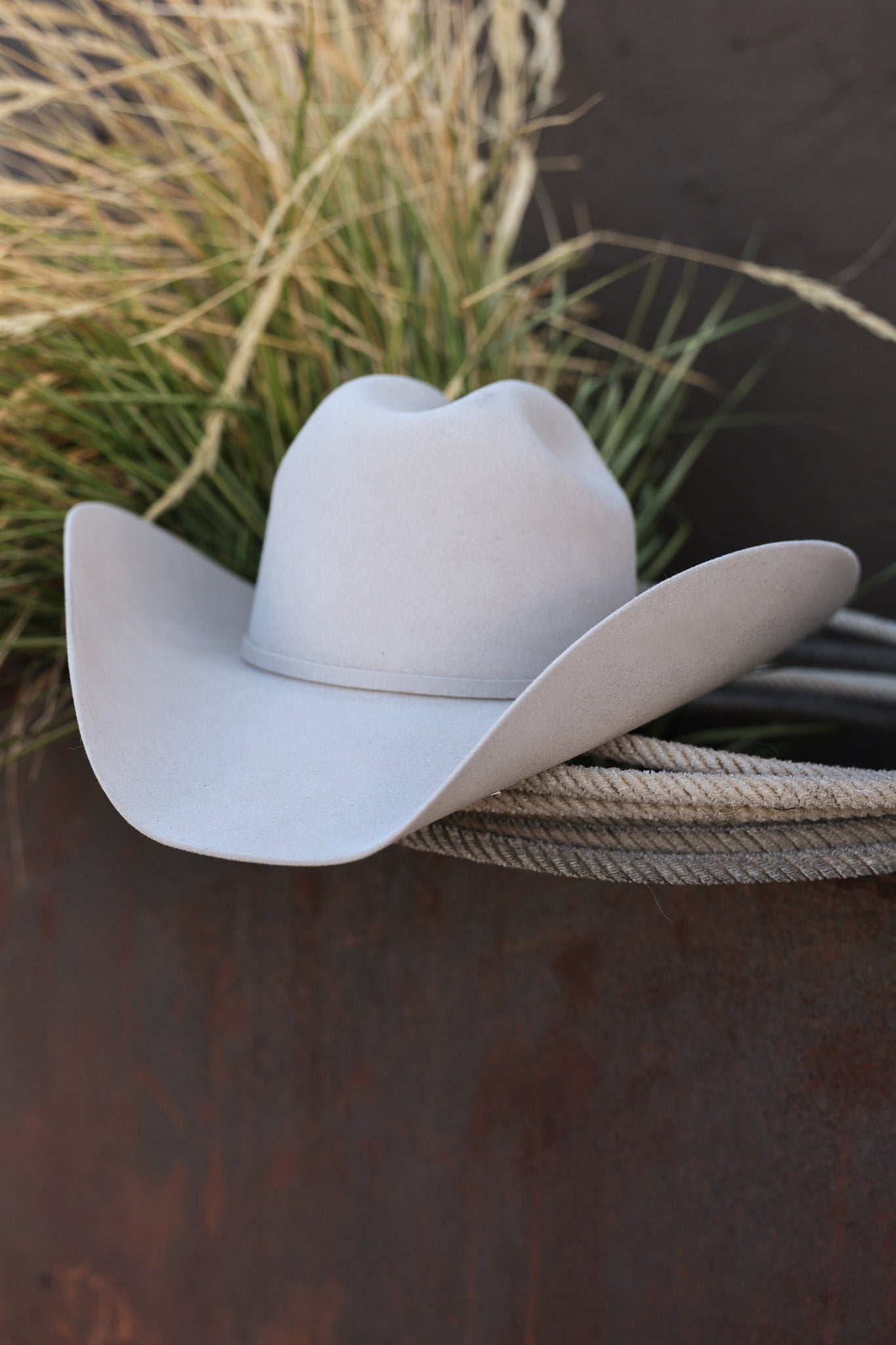 Serratelli 10X Waco Felt Cowboy Hat in Silverbelly